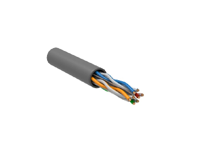 Витая пара U/UTP кат.6 4 пары 23 AWG solid 305м LSZH серый ITK