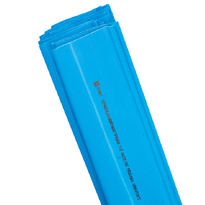 Трубка термоусаживаемая ТУТ нг 40/20 синяя в отрезках по 1м EKF PROxima