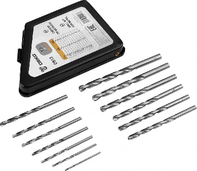 Набор сверл по металлу DS13, 1,5-6,5 мм, 13 шт