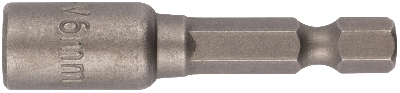 Насадка для шурупов и болтов с 6-грголовкой Профи d=6 мм, L=48 мм