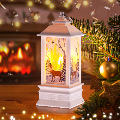 Светильник декоративный новогодний Сказочный лес, теплый белый, LED, h 20 см, 3*ААА, IP20