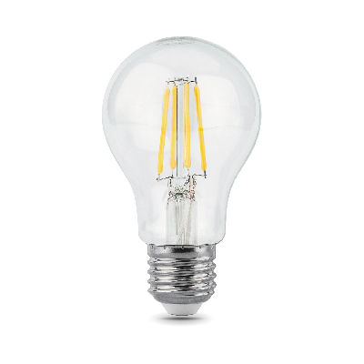 Лампа светодиодная филаментная LED 10 Вт 970 лм 4100К AC185-265В E27 А60 (груша) нейтральный  Black Filament Gauss