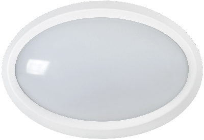 Светильник светодиодный ДБП-8w 4000K 560Лм IP65 овальный пластиковый белый