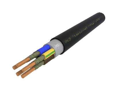 Кабель силовой ВВГнг(А)-FRLSLTx 5х16 ок(N.PE)-0.66 черный барабан